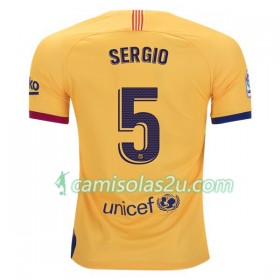 Camisolas de Futebol FC Barcelona Sergio Busquets 5 Equipamento Alternativa 2019/20 Manga Curta